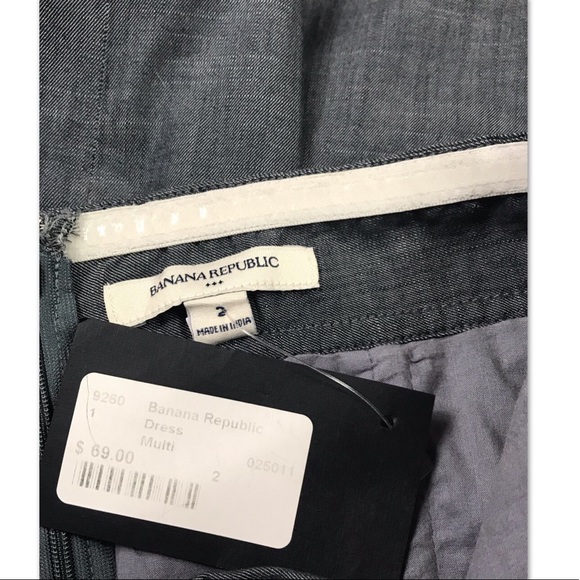 Banana republic chambray sleeveless dress - Picture 3 of 7